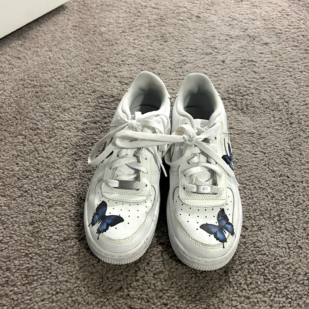 butterfly air force one nikes